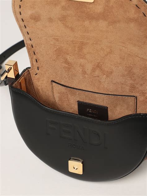 borse fendi nere a tracolla|farfetch borse di fendi.